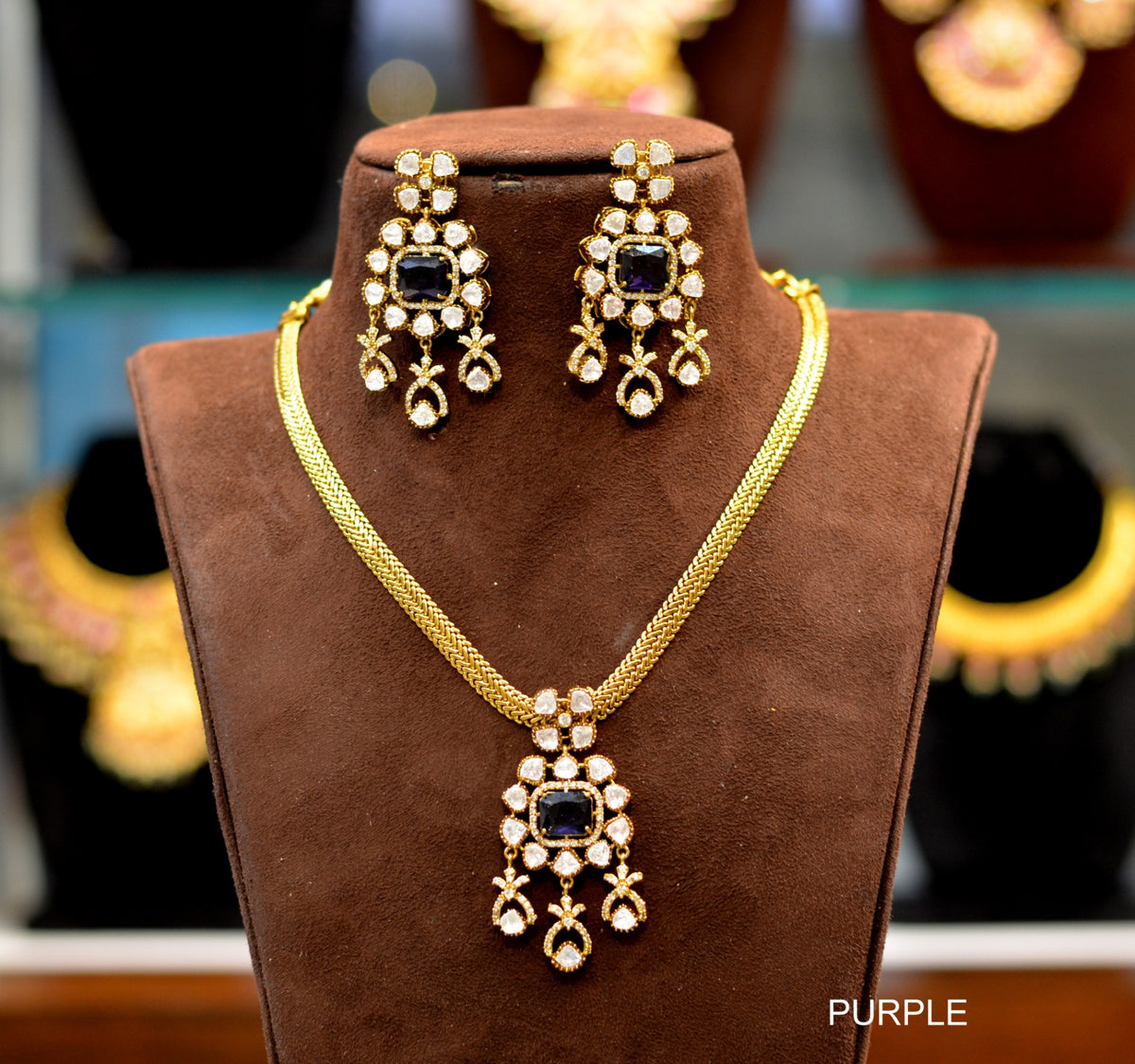 NECKLACE Necklace 710 VICKTORIAN  EMETHYST PURPLE