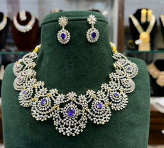 NECKLACE Necklace 894 DIAMOND EMETHYST PURPLE