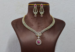 NECKLACE necklace 160 DIAMOND RUBY