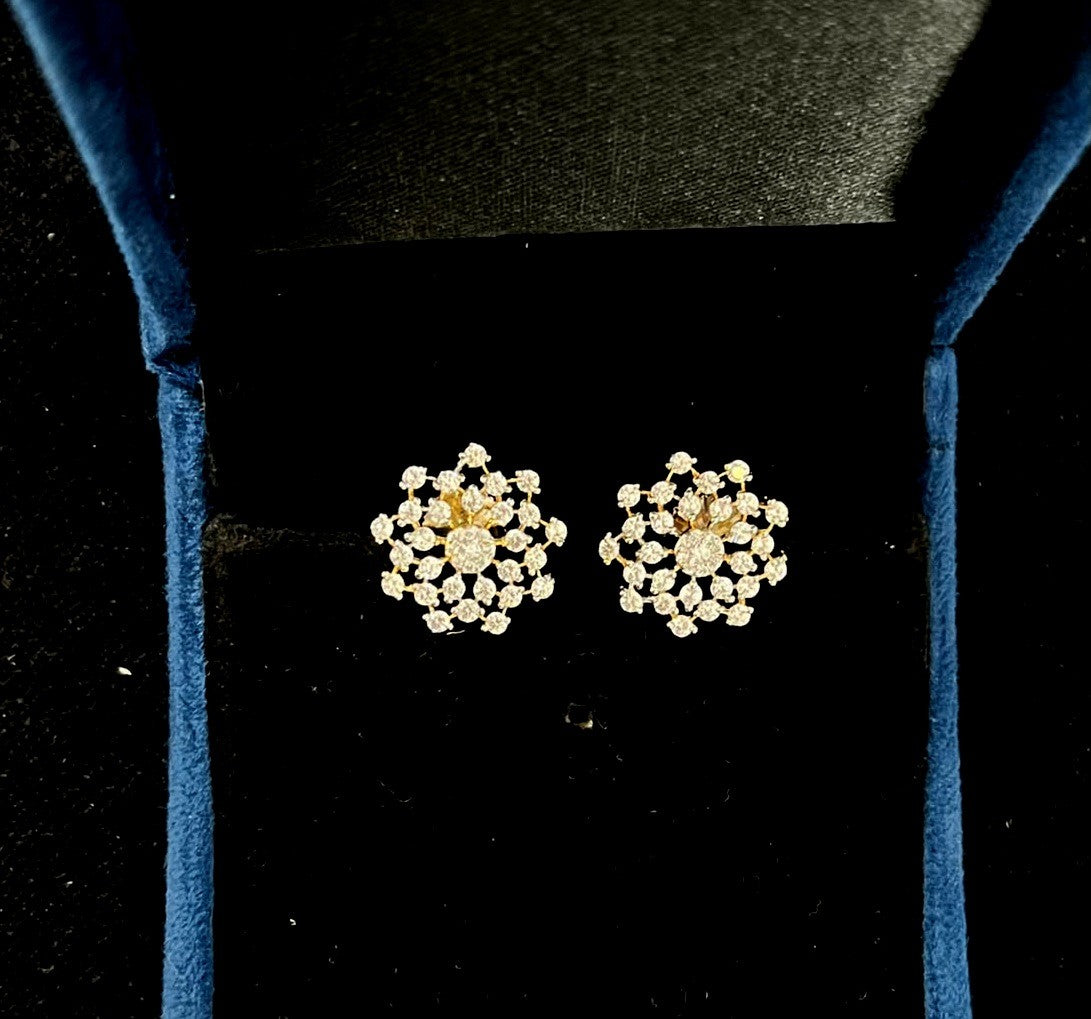 Earring Eartops 164 DIAMOND WHITE