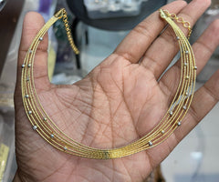 CHAINS AND HASLI GJ 6 Line HASLI handmade medium