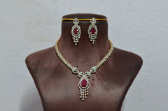 NECKLACE NECKLACE 405 DIAMOND  RUBY