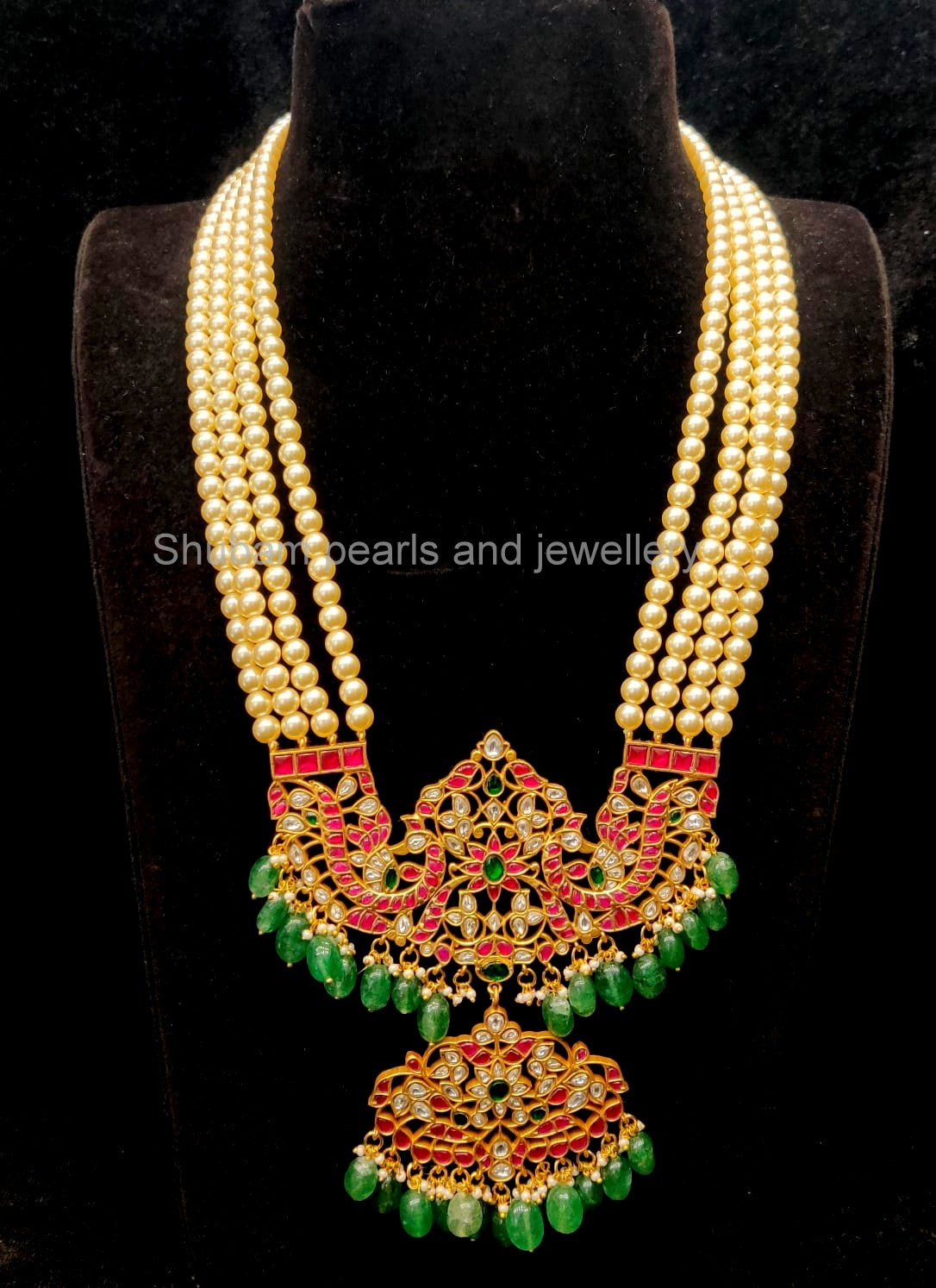 JADAU Jadau Rani Haar Pearl JADAU MULTI COLOR