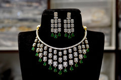 NECKLACE necklace 158 DIAMOND EMERALD