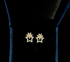 Earring ER073 DIAMOND  WHITE