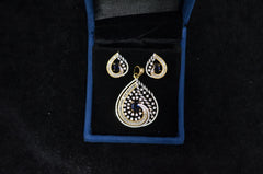 PENDANT SET / LOCKETS Pendant set 225 DIAMOND BLUE