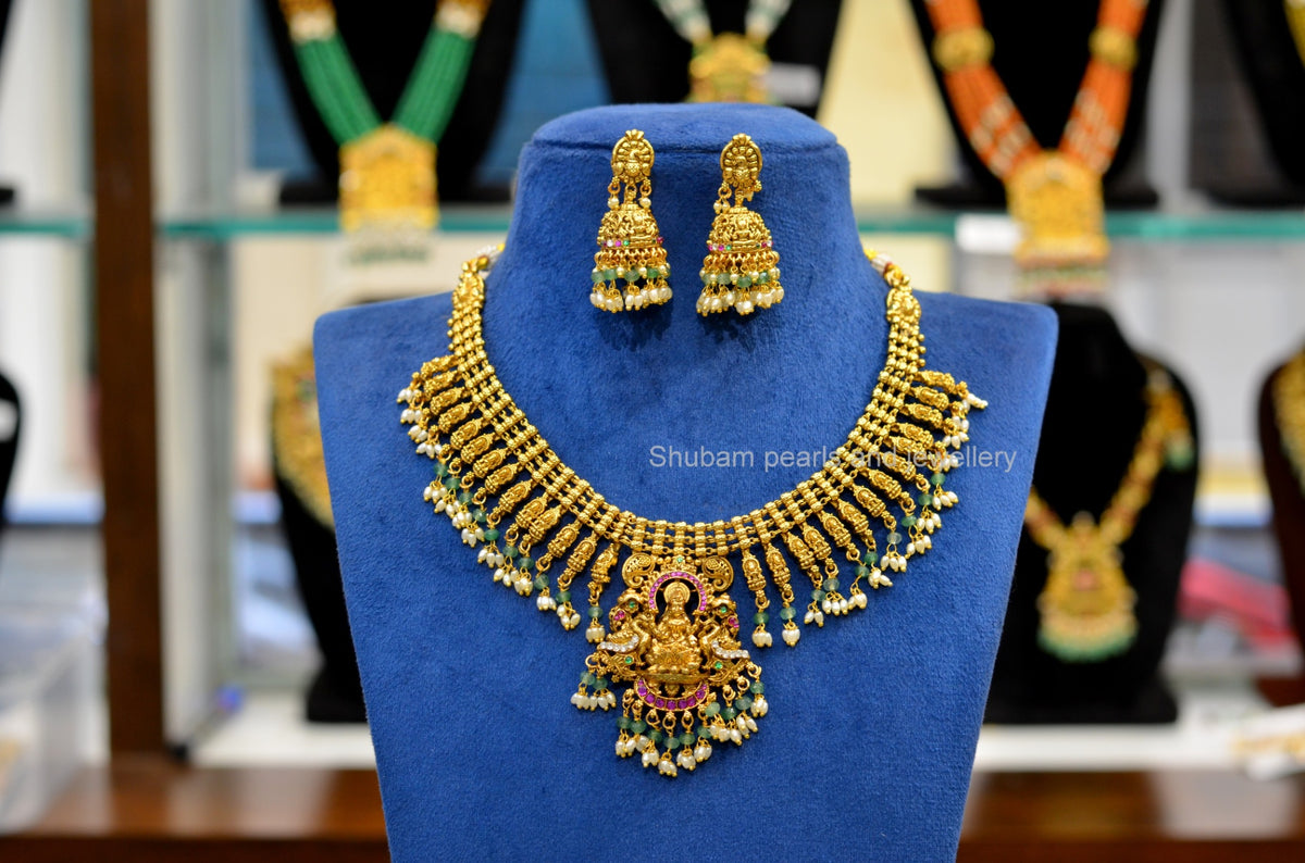 NECKLACE Necklace 746 NAKSHI AD STONE MULTI COLOR