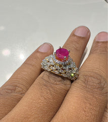 FINGERRING Fingerring 026 DIAMOND RUBY