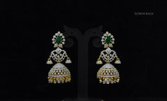Earring Earrings 298 DIAMOND EMERALD