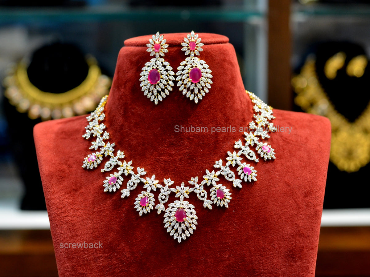 NECKLACE Necklace 649 DIAMOND RUBY
