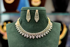 NECKLACE necklace 691 DIAMOND DUAL PLATING DIAMOND LOOK