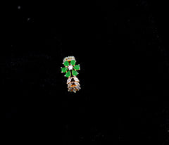 FINGERRING Fingerring 61 DIAMOND EMERALD