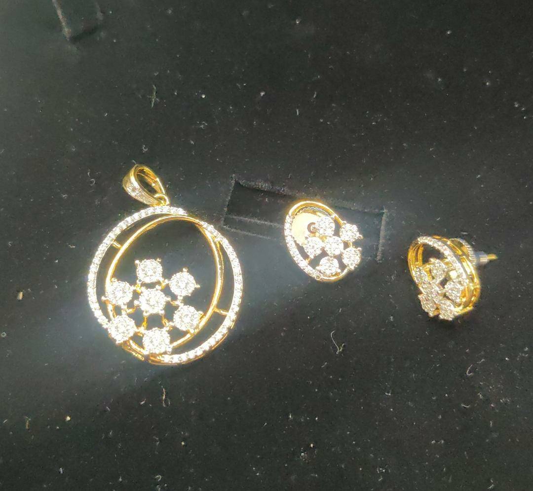 PENDANT SET CHAINS pendant set 152 DIAMOND WHITE