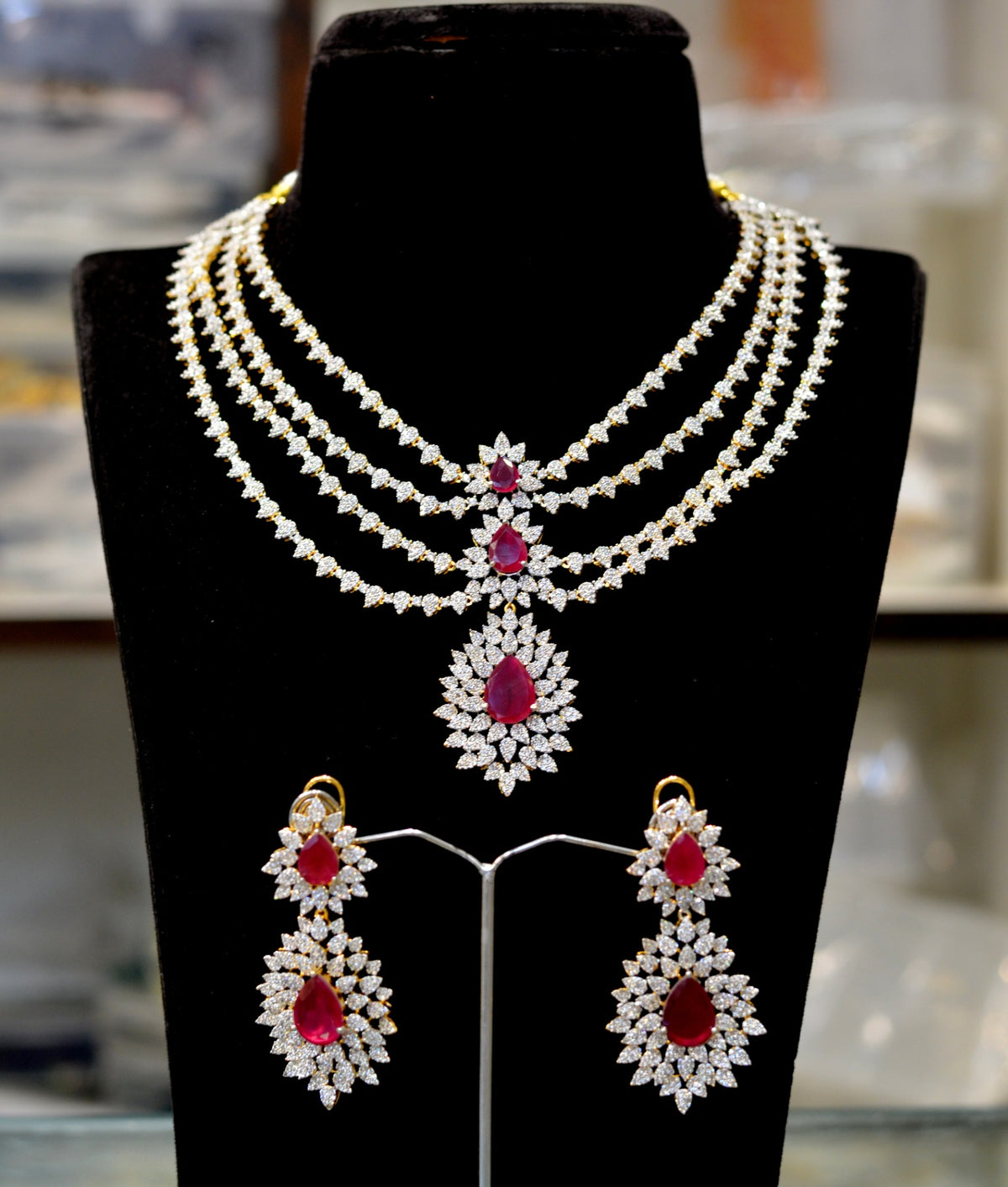 NECKLACE Necklace 149 DIAMOND RUBY