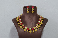NECKLACE Nk042 ART FUSION RUBY