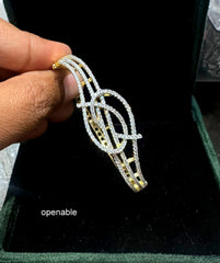 BRACELET/BANGLE BRACELET 1047 WHITE Openable