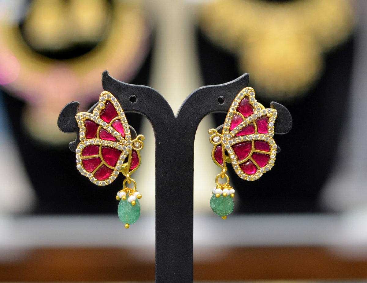 JADAU Earrings 232 JADAU RUBY