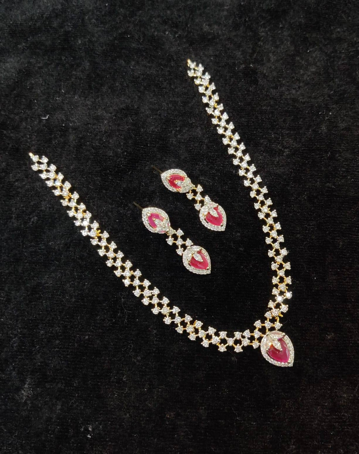 NECKLACE necklace 674 DIAMOND RUBY