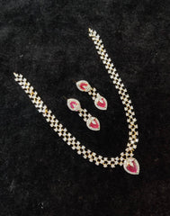 NECKLACE necklace 674 DIAMOND RUBY