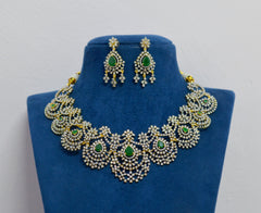 NECKLACE Necklace 894 DIAMOND EMERALD