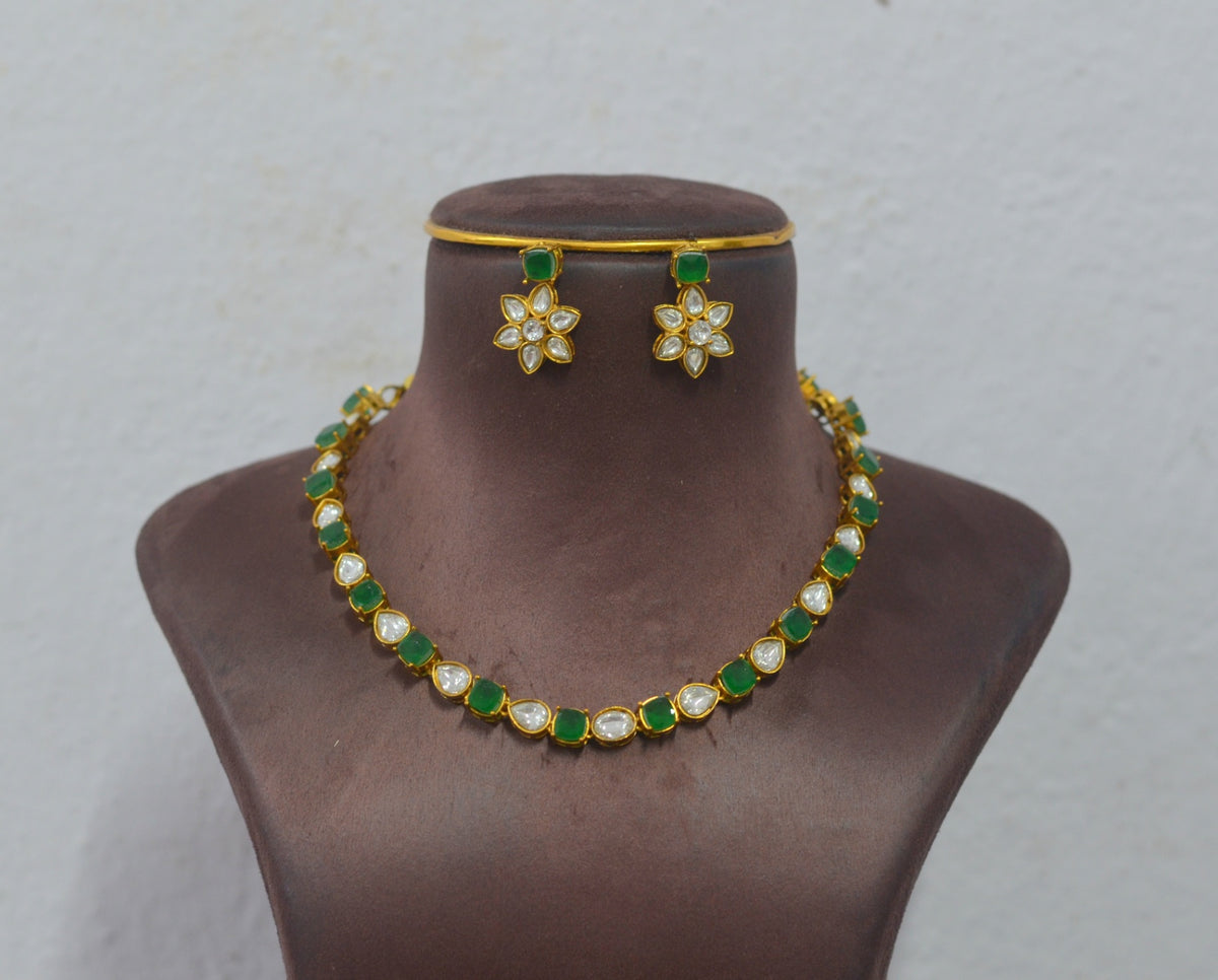NECKLACE Necklace 219 MOZONITE EMERALD