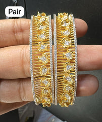 BRACELET/BANGLE bangle 1136 DUAL PLATING DIAMOND LOOK 2'4