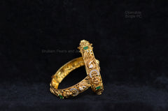 BRACELET/BANGLE Bangle 020 EMERALD 2 '6 Openable Bangle