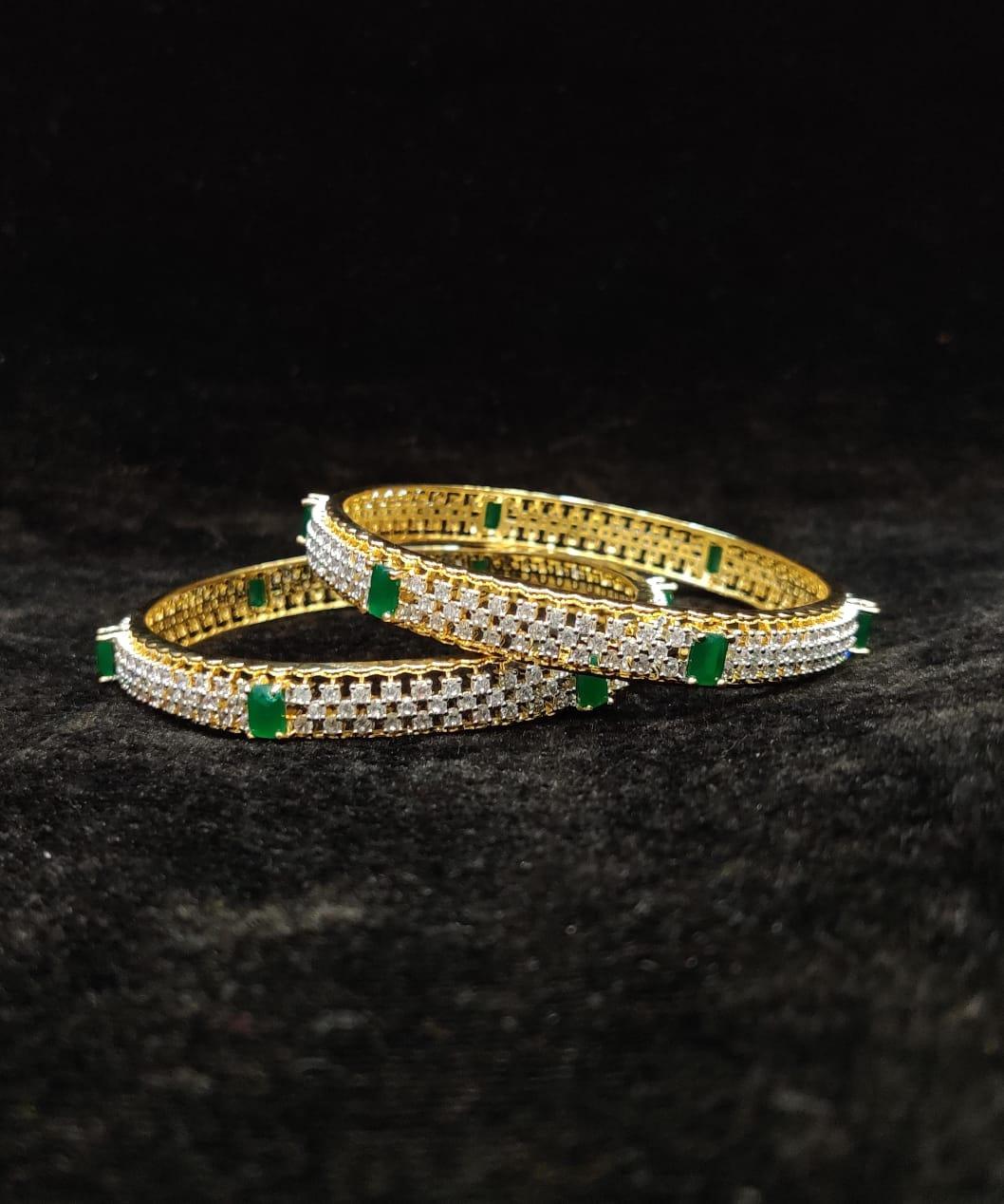 BRACELET/BANGLE GJ BANGLE 1050 EMERALD 2'8
