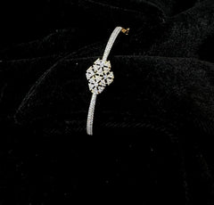 BRACELET/BANGLE Bracelet 038 DUAL PLATING DIAMOND LOOK Openable