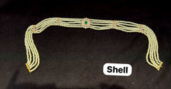 VADDANAM pearl shell vaddnam 001 - PEM001 MOZONITE EMERALD