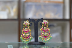Earring Earrings 261 JADAU MULTI COLOR