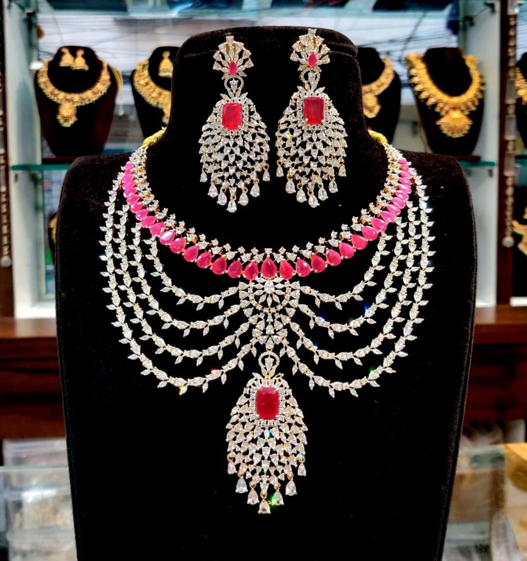NECKLACE necklace 623 DIAMOND RUBY