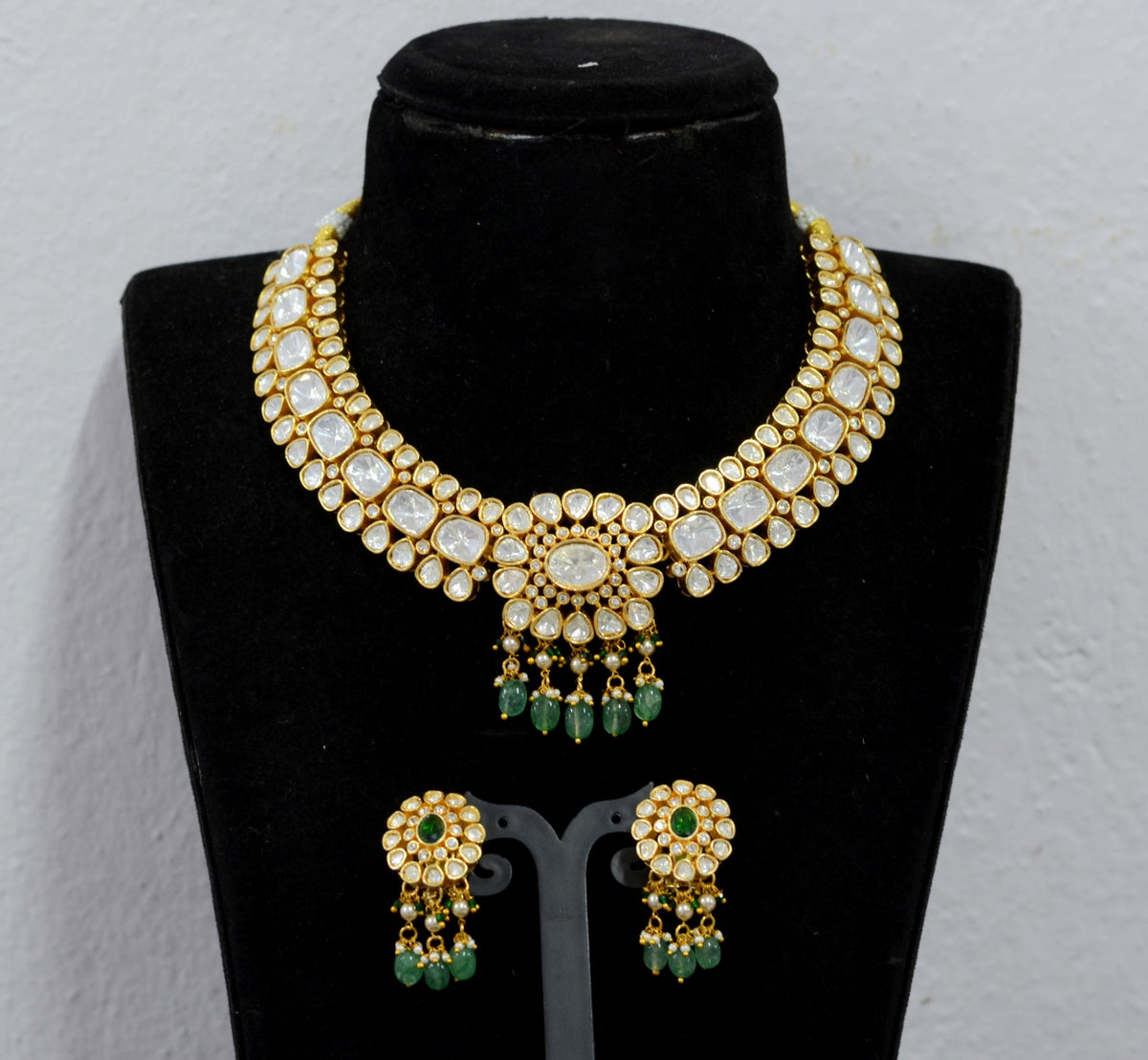 JADAU JADAU NECKLACE 032 MOZONITE WHITE