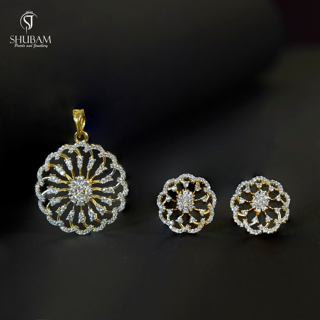 PENDANT SET CHAINS pendant set 164 DIAMOND WHITE