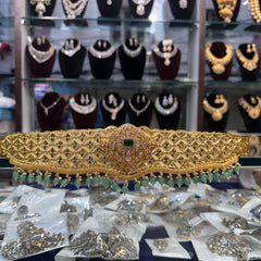 VADDANAM Drops Vaddanam 134 - VA134 GOLDEN STONE MINT GREEN