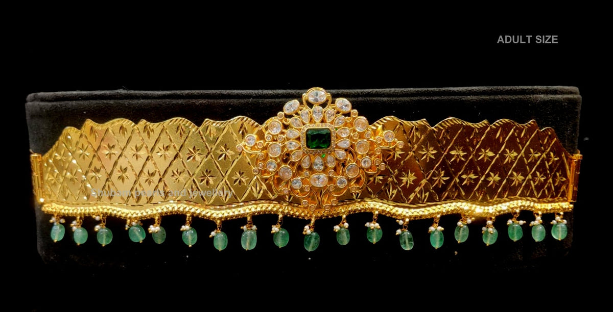 VADDANAM Wb117 GOLDEN STONE EMERALD