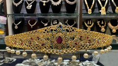 VADDANAM BABY VADDANAM 009 NEW - BA008 - BA008008 GOLDEN STONE MULTI COLOR