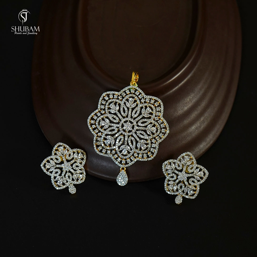 PENDANT SET CHAINS pendant set 199 DIAMOND WHITE