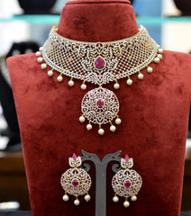 CHOKER CH012 DIAMOND  RUBY