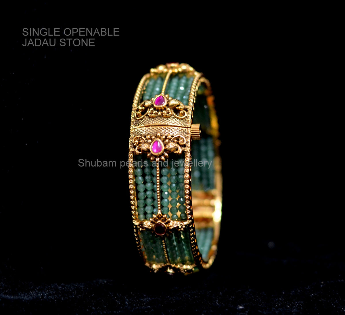 BRACELET/BANGLE BANGLE 060 EMERALD 2'6 openable