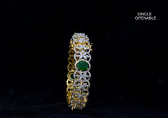 BRACELET/BANGLE Bangle 057 EMERALD 2 '6 Openable Bangle