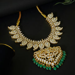 NECKLACE mozonite mango short set 001 - MO001 MOZONITE WHITE