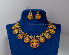 NECKLACE necklace 895 NAKSHI AD STONE MULTI COLOR