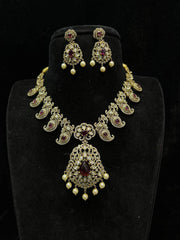 NECKLACE NE521 VICKTORIAN  RUBY