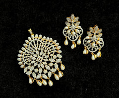 PENDANT SET CHAINS pendant set 179 DIAMOND WHITE