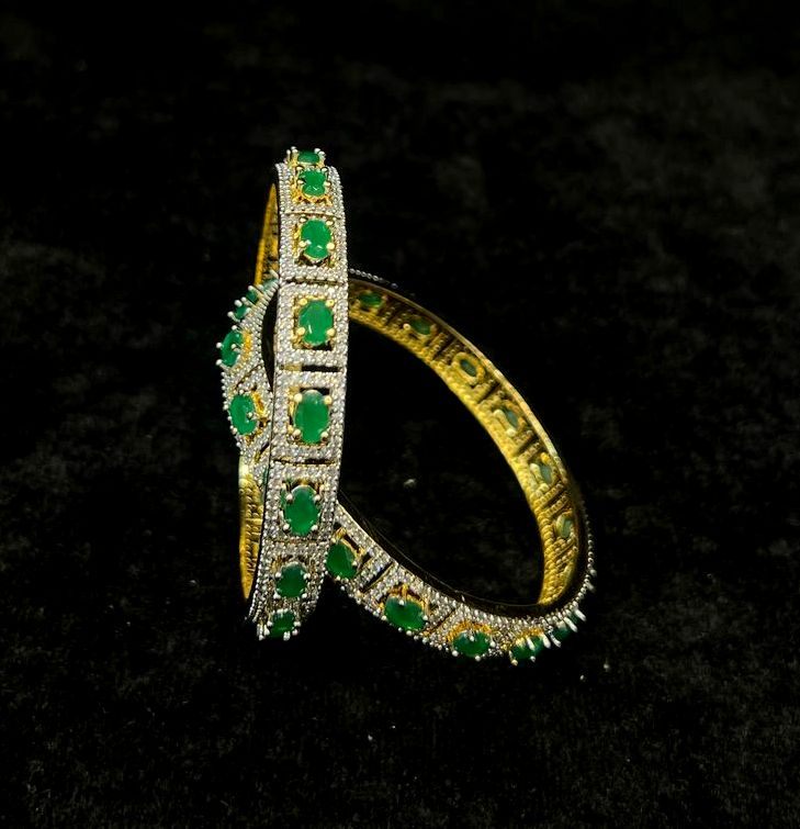 BRACELET/BANGLE bangle 002 EMERALD 2'8