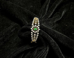 BRACELET/BANGLE bracelet 048 EMERALD Openable