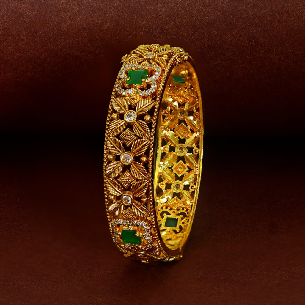 BRACELET/BANGLE Bangle 022 Green 2 '6 Openable Bangle