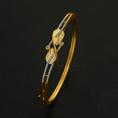 BRACELET/BANGLE Bracelet 056 DUAL PLATING DIAMOND LOOK Openable