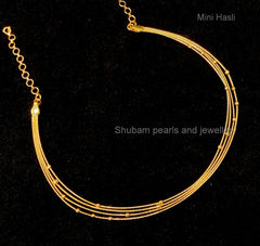 DORI AND CHAINS Hasli gold mini ART FUSION Small